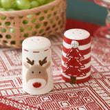 Maxbell 2x Christmas Salt and Pepper Shakers Bottle Jar for Gift Wedding Party