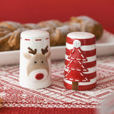 Maxbell 2x Christmas Salt and Pepper Shakers Bottle Jar for Gift Wedding Party
