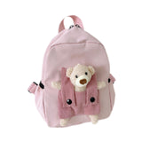 Maxbell Kids Backpack Zipper Closure Adorable Knapsack for Outdoor Backpacking Trips Pink