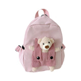 Maxbell Kids Backpack Zipper Closure Adorable Knapsack for Outdoor Backpacking Trips Pink