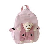 Maxbell Kids Backpack Zipper Closure Adorable Knapsack for Outdoor Backpacking Trips Pink