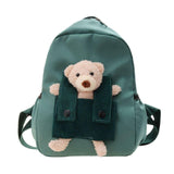 Maxbell Kids Backpack Zipper Closure Adorable Knapsack for Outdoor Backpacking Trips Green