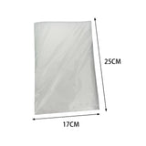 Maxbell 50Pcs Vacuum Sealer Bags Transparent Embossed Pouch for Kitchen Cooking Home 17cmx25cm