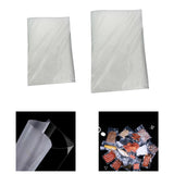 Maxbell 50Pcs Vacuum Sealer Bags Transparent Embossed Pouch for Kitchen Cooking Home 17cmx25cm