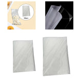 Maxbell 50Pcs Vacuum Sealer Bags Transparent Embossed Pouch for Kitchen Cooking Home 17cmx25cm