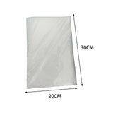 Maxbell 50Pcs Vacuum Sealer Bags Transparent Embossed Pouch for Kitchen Cooking Home 20cmx30cm