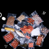 Maxbell 50Pcs Vacuum Sealer Bags Transparent Embossed Pouch for Kitchen Cooking Home 20cmx30cm