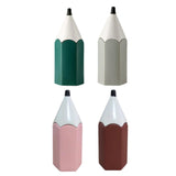 Maxbell Pencil Shaped Pen Holder Cute Makeup Brush Holder for Office Desk Home Decor Green