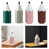 Maxbell Pencil Shaped Pen Holder Cute Makeup Brush Holder for Office Desk Home Decor Green