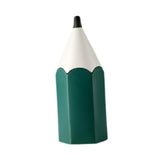 Maxbell Pencil Shaped Pen Holder Cute Makeup Brush Holder for Office Desk Home Decor Green