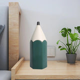 Maxbell Pencil Shaped Pen Holder Cute Makeup Brush Holder for Office Desk Home Decor Green