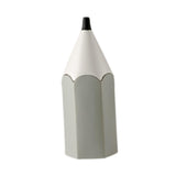 Maxbell Pencil Shaped Pen Holder Cute Makeup Brush Holder for Office Desk Home Decor Gray