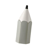 Maxbell Pencil Shaped Pen Holder Cute Makeup Brush Holder for Office Desk Home Decor Gray