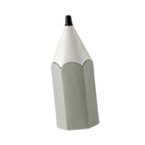 Maxbell Pencil Shaped Pen Holder Cute Makeup Brush Holder for Office Desk Home Decor Gray