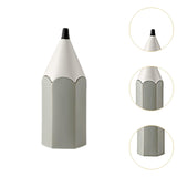 Maxbell Pencil Shaped Pen Holder Cute Makeup Brush Holder for Office Desk Home Decor Gray