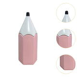 Maxbell Pencil Shaped Pen Holder Cute Makeup Brush Holder for Office Desk Home Decor Pink