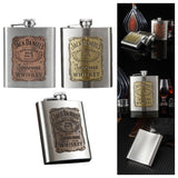 Maxbell Hip Flask Multipurpose Portable Drinking Flask Stainless Steel Alcohol Flask Red Bronze