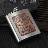 Maxbell Hip Flask Multipurpose Portable Drinking Flask Stainless Steel Alcohol Flask Red Bronze