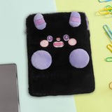 Maxbell Little Devil Tablet Sleeve Bag Organizer Carrying Travel Adorable Pouch Purple Black