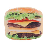 Maxbell Throw Pillow Simulation Food Shape Cartoon Plush Pillow for Dorm Bedroom Car Hamburger