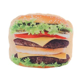 Maxbell Throw Pillow Simulation Food Shape Cartoon Plush Pillow for Dorm Bedroom Car Hamburger