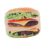 Maxbell Throw Pillow Simulation Food Shape Cartoon Plush Pillow for Dorm Bedroom Car Hamburger