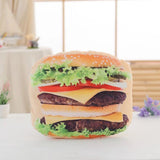 Maxbell Throw Pillow Simulation Food Shape Cartoon Plush Pillow for Dorm Bedroom Car Hamburger