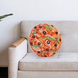 Maxbell Throw Pillow Ornament Cartoon Thick Couch Cushion for Home Living Room Dorm Pizza