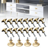 Maxbell 20Pcs Door Knobs with Screws Cabinet Knobs for Wardrobes Cabinet Drawer