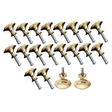 Maxbell 20Pcs Door Knobs with Screws Cabinet Knobs for Wardrobes Cabinet Drawer