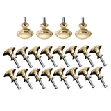 Maxbell 20Pcs Door Knobs with Screws Cabinet Knobs for Wardrobes Cabinet Drawer