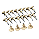 Maxbell 20Pcs Door Knobs with Screws Cabinet Knobs for Wardrobes Cabinet Drawer