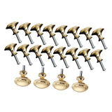 Maxbell 20Pcs Door Knobs with Screws Cabinet Knobs for Wardrobes Cabinet Drawer