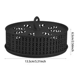Maxbell Coil Holder Art Container Protective Box Coil Tray for Office Camping Hiking Black