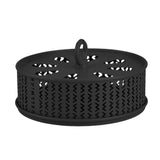 Maxbell Coil Holder Art Container Protective Box Coil Tray for Office Camping Hiking Black