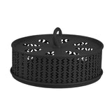 Maxbell Coil Holder Art Container Protective Box Coil Tray for Office Camping Hiking Black