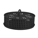Maxbell Coil Holder Art Container Protective Box Coil Tray for Office Camping Hiking Black