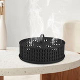 Maxbell Coil Holder Art Container Protective Box Coil Tray for Office Camping Hiking Black