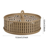 Maxbell Coil Holder Art Container Protective Box Coil Tray for Office Camping Hiking Khaki