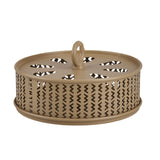 Maxbell Coil Holder Art Container Protective Box Coil Tray for Office Camping Hiking Khaki
