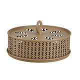 Maxbell Coil Holder Art Container Protective Box Coil Tray for Office Camping Hiking Khaki