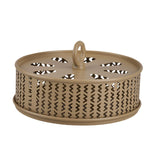 Maxbell Coil Holder Art Container Protective Box Coil Tray for Office Camping Hiking Khaki
