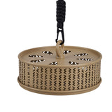 Maxbell Coil Holder Art Container Protective Box Coil Tray for Office Camping Hiking Khaki