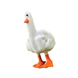Maxbell Funny Middle Finger Duck Statue Cute Desk Decor for Yard Office Housewarming Style A
