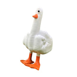 Maxbell Funny Middle Finger Duck Statue Cute Desk Decor for Yard Office Housewarming Style A