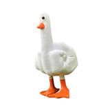 Maxbell Funny Middle Finger Duck Statue Cute Desk Decor for Yard Office Housewarming Style A