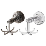 Maxbell 360° Rotating Hooks 6 Claws Easy to Use Stylish Strong Suction Kitchen Hooks Grey