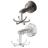 Maxbell 360° Rotating Hooks 6 Claws Easy to Use Stylish Strong Suction Kitchen Hooks Grey
