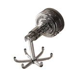 Maxbell 360° Rotating Hooks 6 Claws Easy to Use Stylish Strong Suction Kitchen Hooks Grey