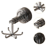 Maxbell 360° Rotating Hooks 6 Claws Easy to Use Stylish Strong Suction Kitchen Hooks Grey